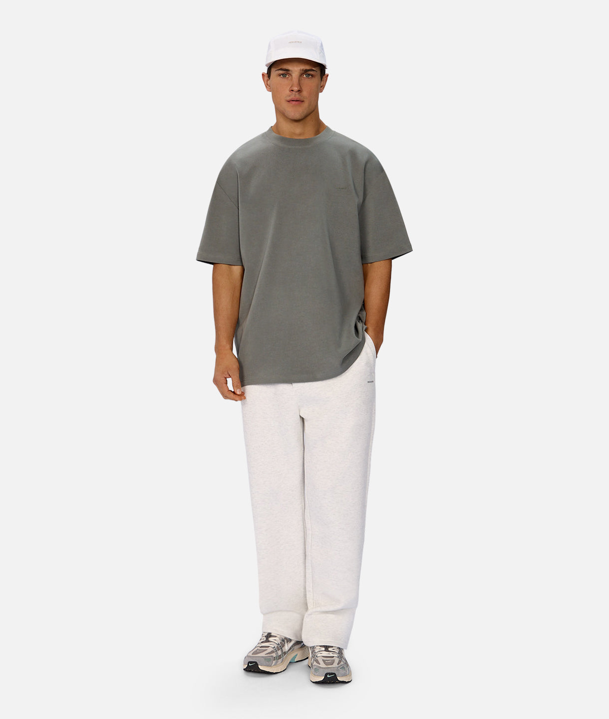 The Astoria Tech Track Pant - Snow Marle
