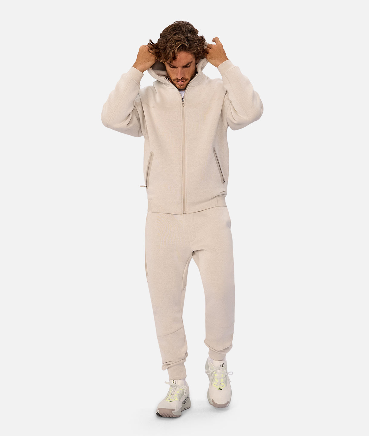 The Washington Track Pant - Stone Heather