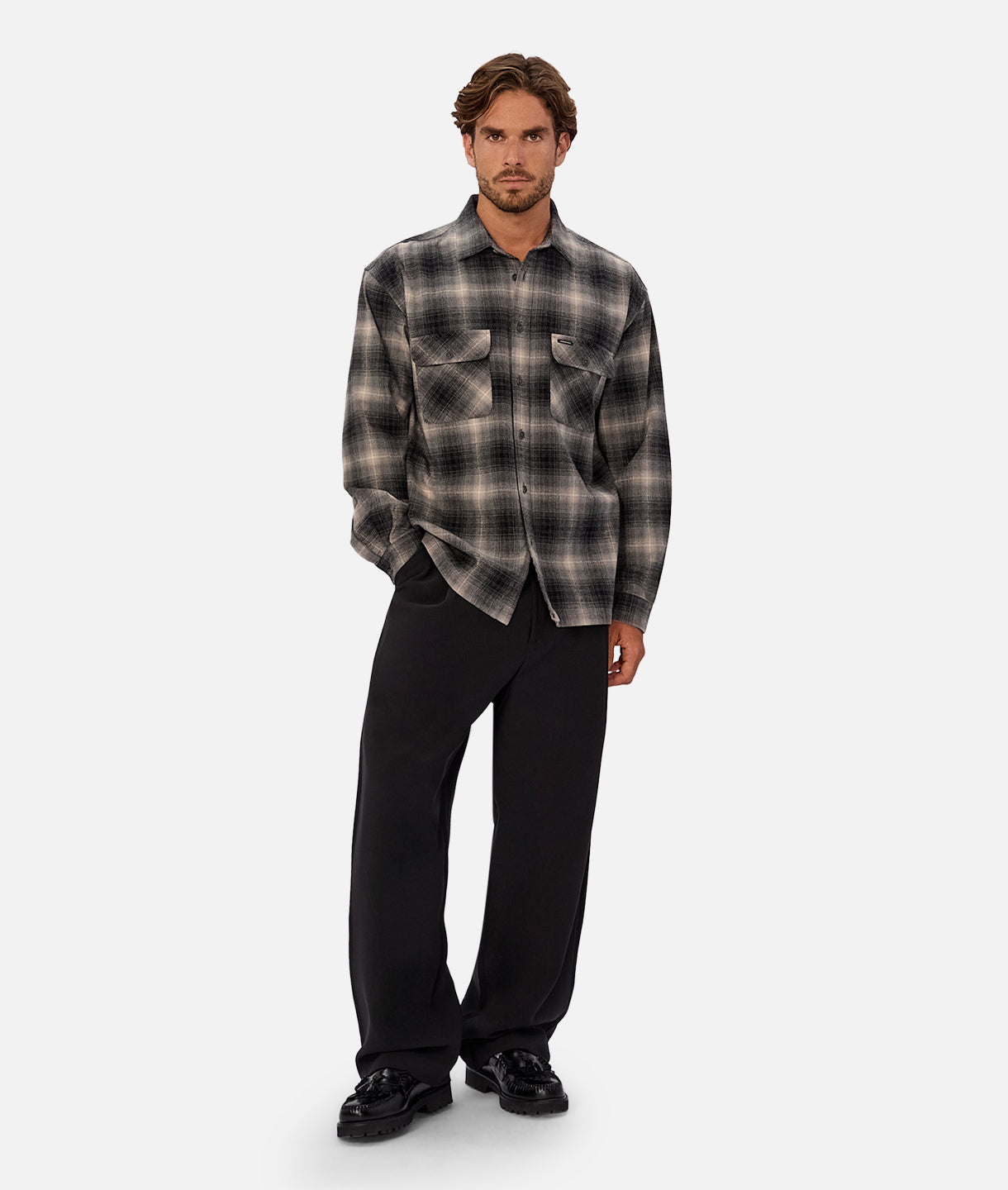 The Alhambra L/S Shirt - Olive Combo