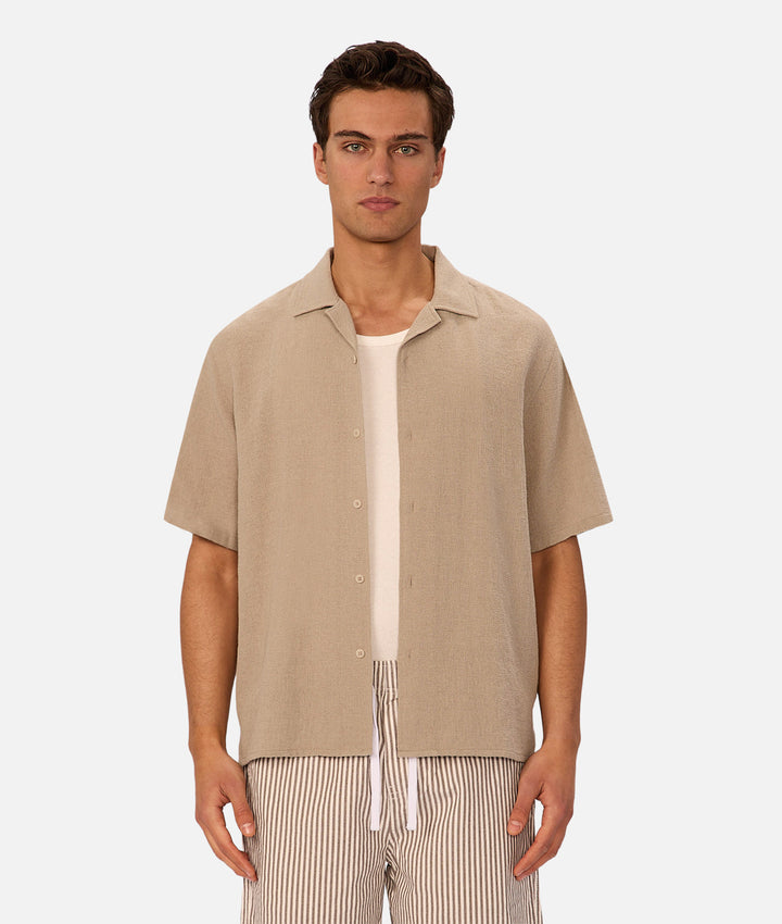 The Marbella Short Sleeve Shirt - Rhino