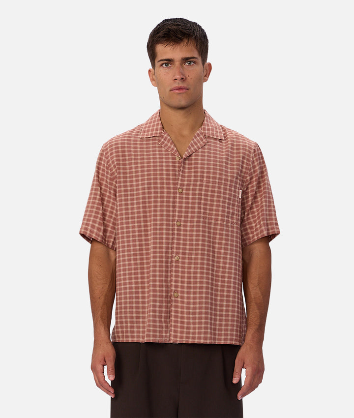 The Beverly Short Sleeve Shirt - Kidney / Combo