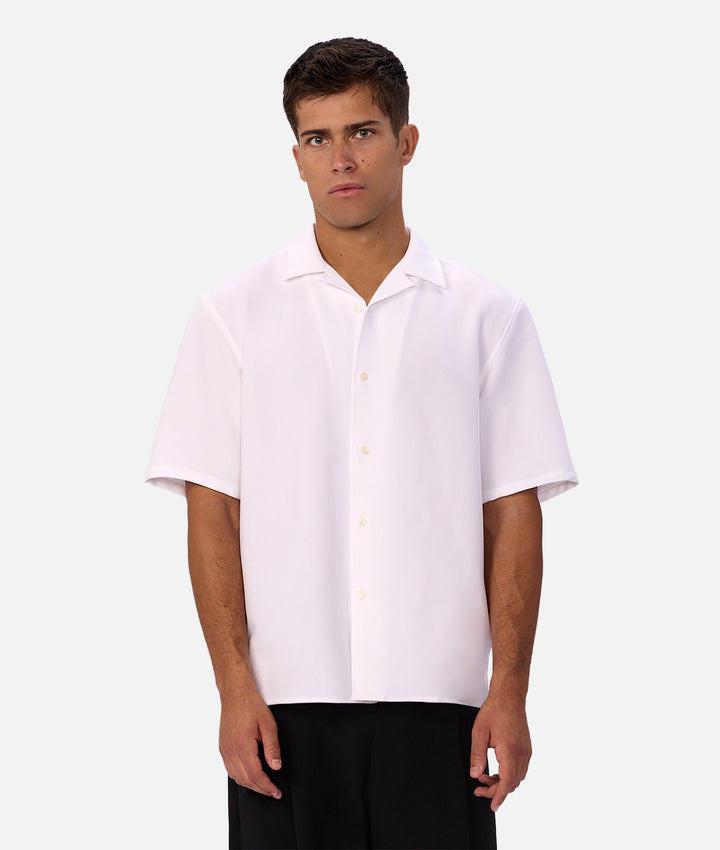 The Lightweight Lusso Short Sleeve Shirt - Winter White