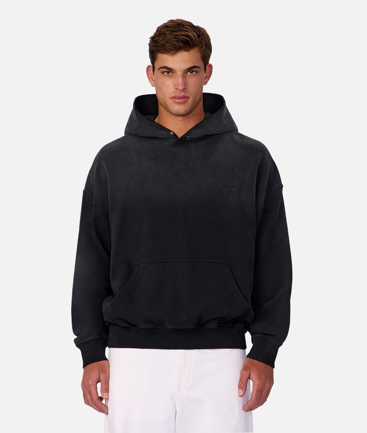 The Sandblast Hoodie - Washed Black