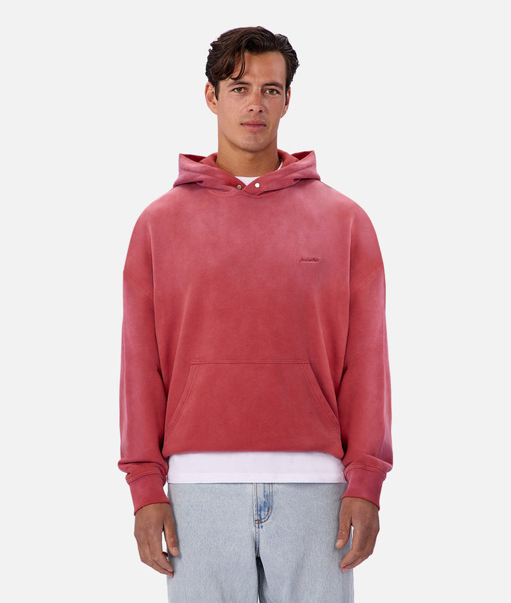 The Sandblast Hoodie - Washed Chilli