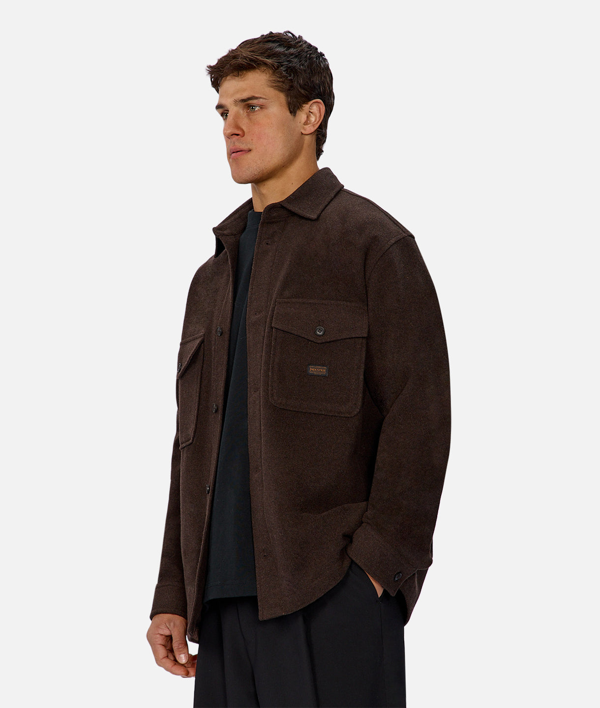 The New Coleman Wool Blend Jacket - Chocolate