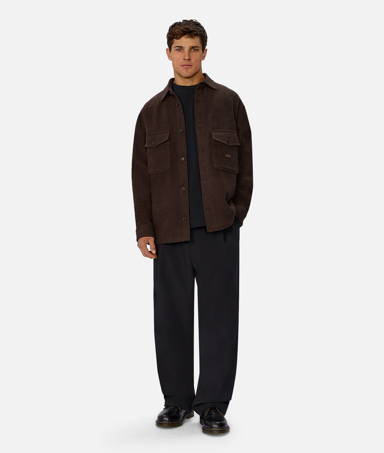 The New Coleman Wool Blend Jacket - Chocolate