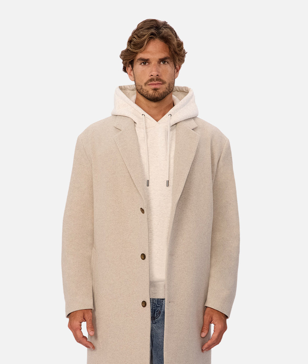 The Wool Blend Jacques Coat - Lucerne