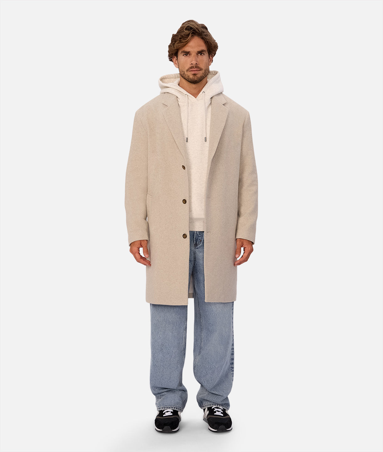 The Wool Blend Jacques Coat - Lucerne