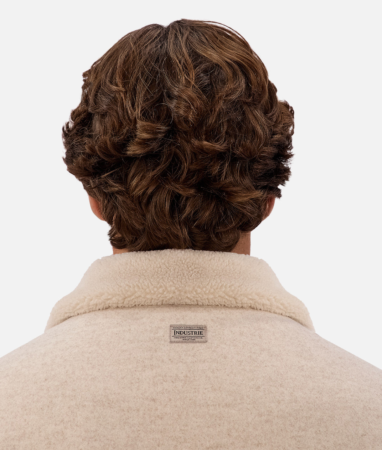 The Coleman Zip Sherpa Jacket - Oatmeal