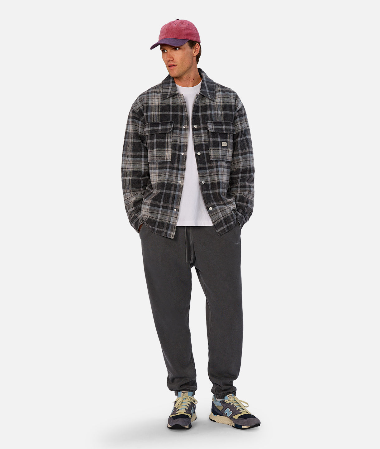 The Phoenix Jacket - Char/Blue Combo