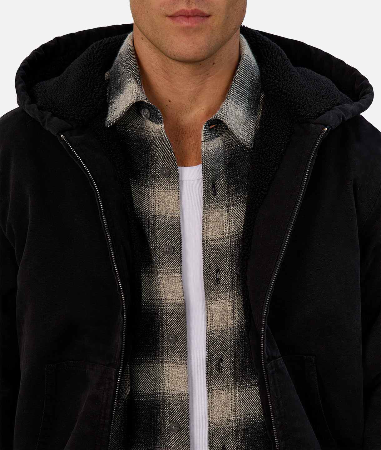 The Illinois Jacket - Washed Black