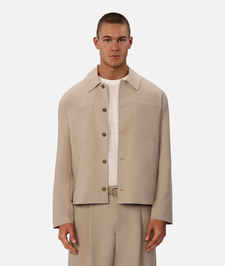 The Lightweight Lusso Jacket - Stone