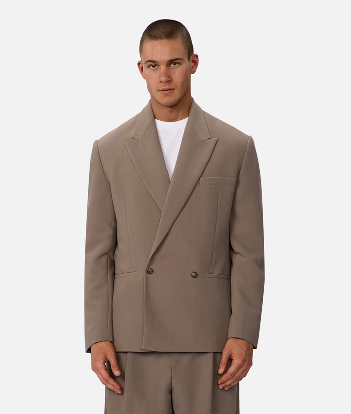 The Lightweight Lusso Blazer - Taupe 25