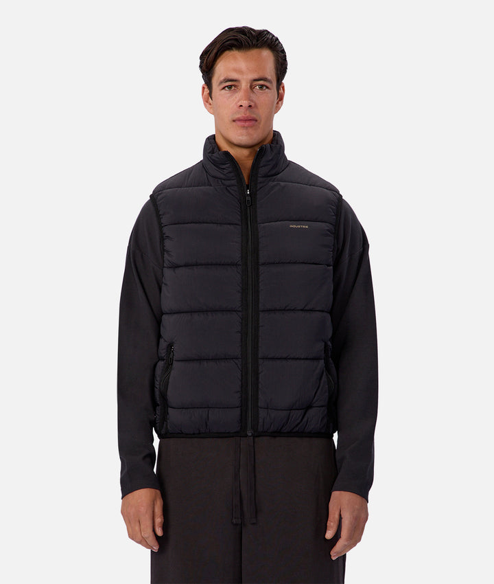 The Nagano Puffer Vest - Black