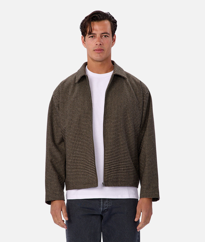 The Lancaster Jacket - Olive / Black Combo