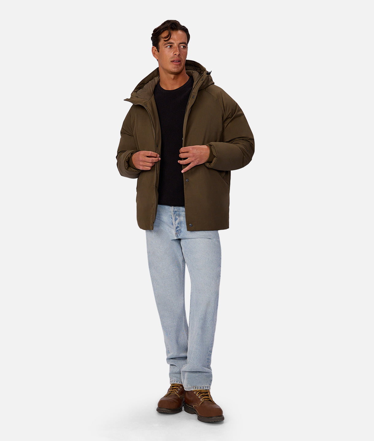 The Georgetown Hooded Jacket - Military – Industrie AU