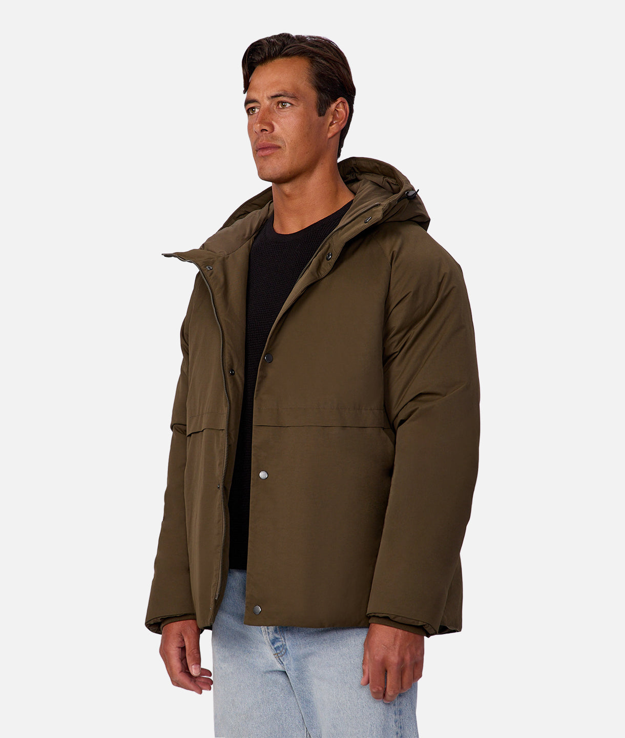 The Georgetown Hooded Jacket - Military – Industrie AU