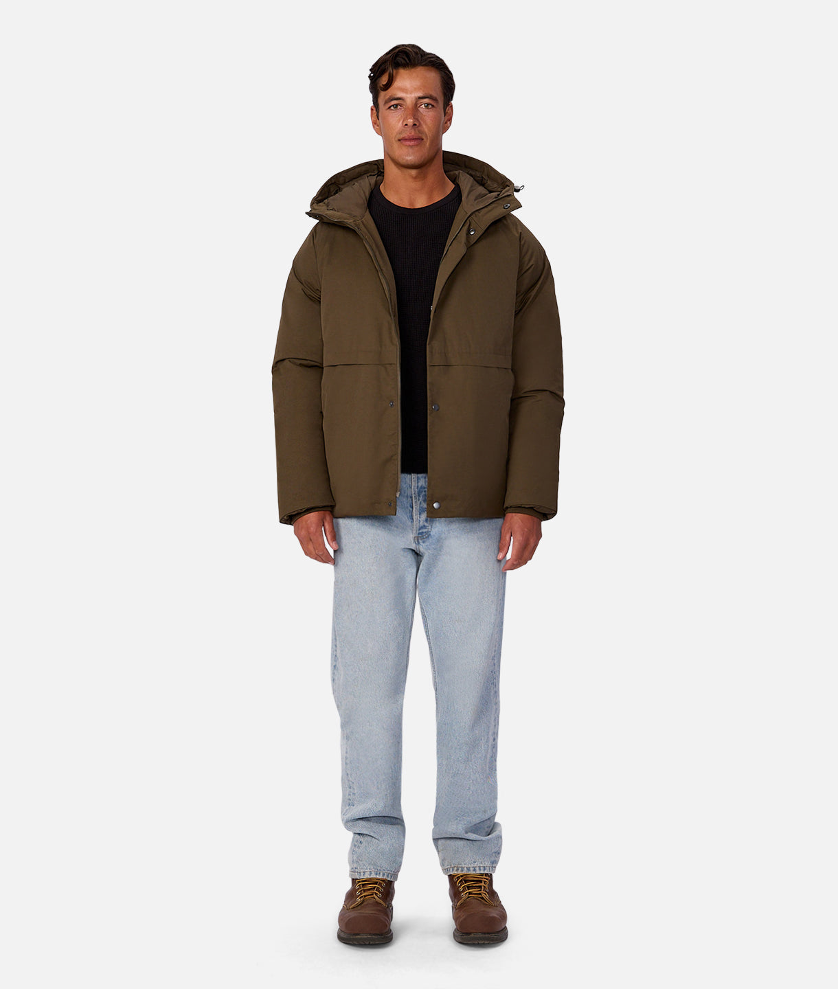 The Georgetown Hooded Jacket - Military – Industrie AU