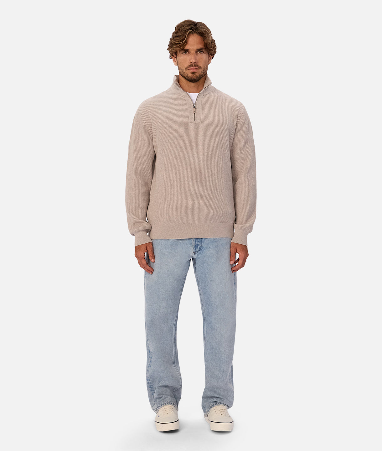 The Clifton Knit - Stone Marle