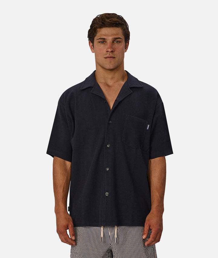 The Mercer Short Sleeve Shirt - Navy