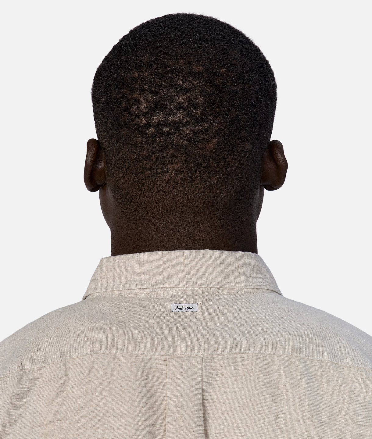 The Tennyson Linen Blend S/s Shirt - Oatmeal
