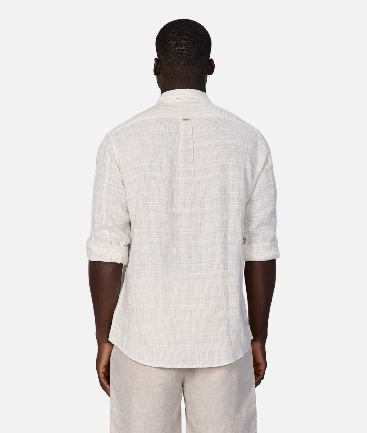 The Honduras Long Sleeve Linen Shirt - Cream Wheat – Industrie AU