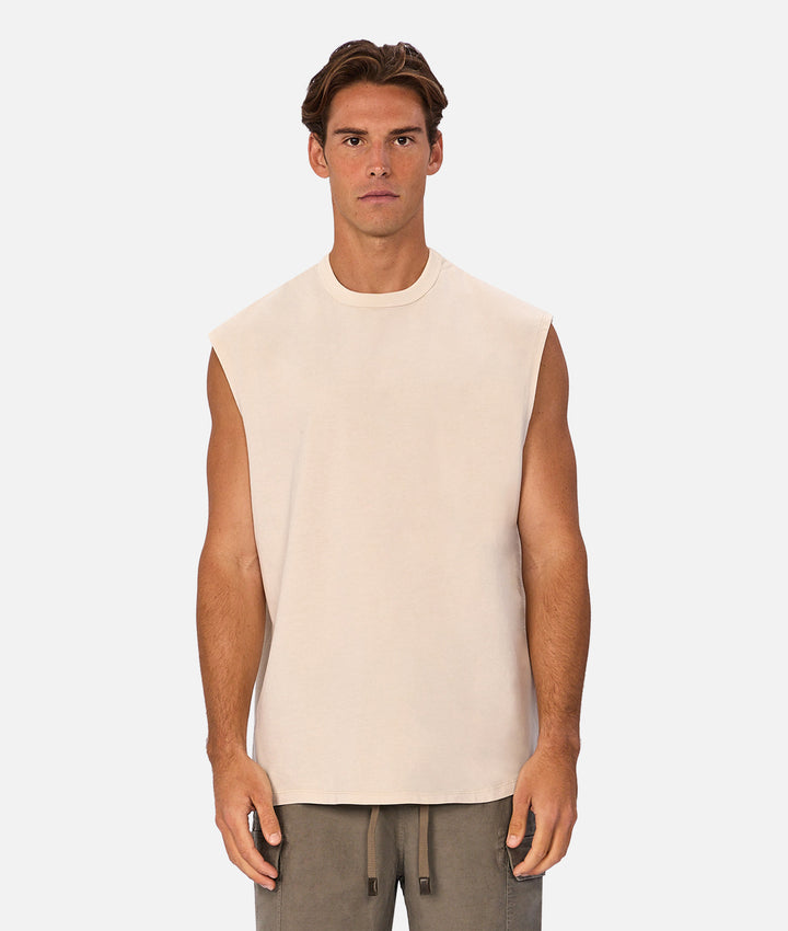 The Del Sur Sleeveless Tee - Canvas