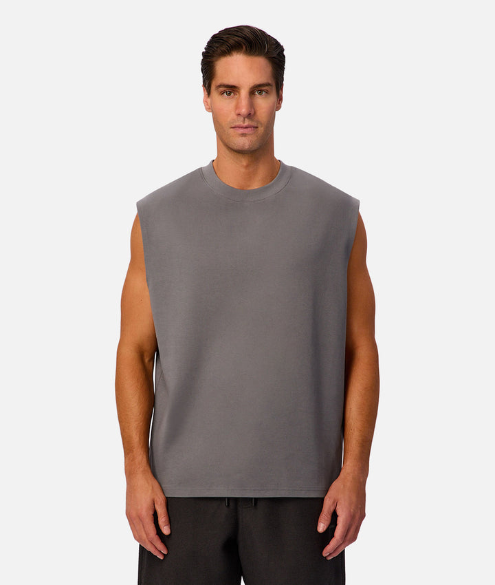 The Tech Port Sleeveless Tee - Gunmetal 