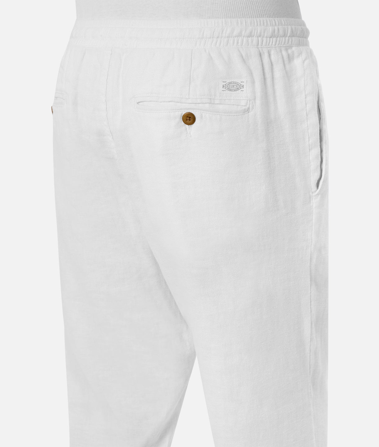 The New Capri Linen Pant - YD White