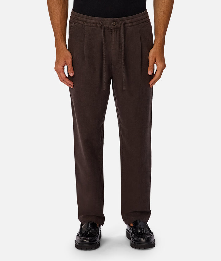 The Mallorca Pant - Dark Aubergine