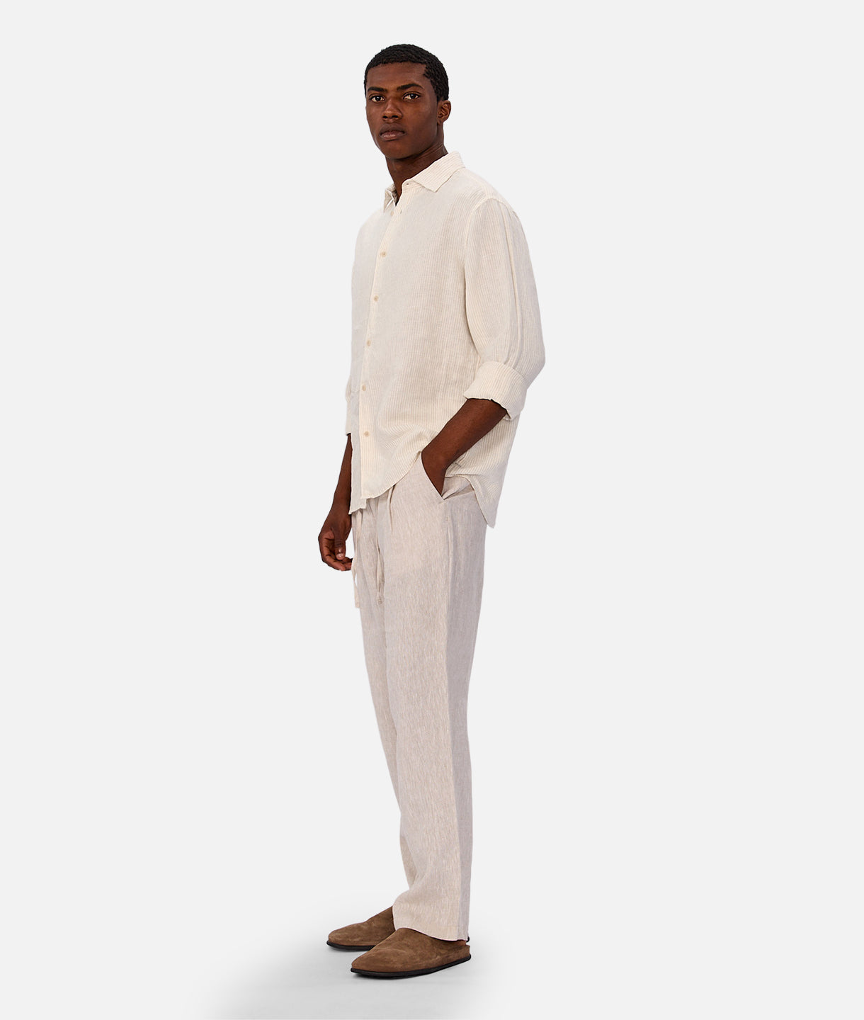 The Catania Linen Pant - Kalamata – Industrie AU
