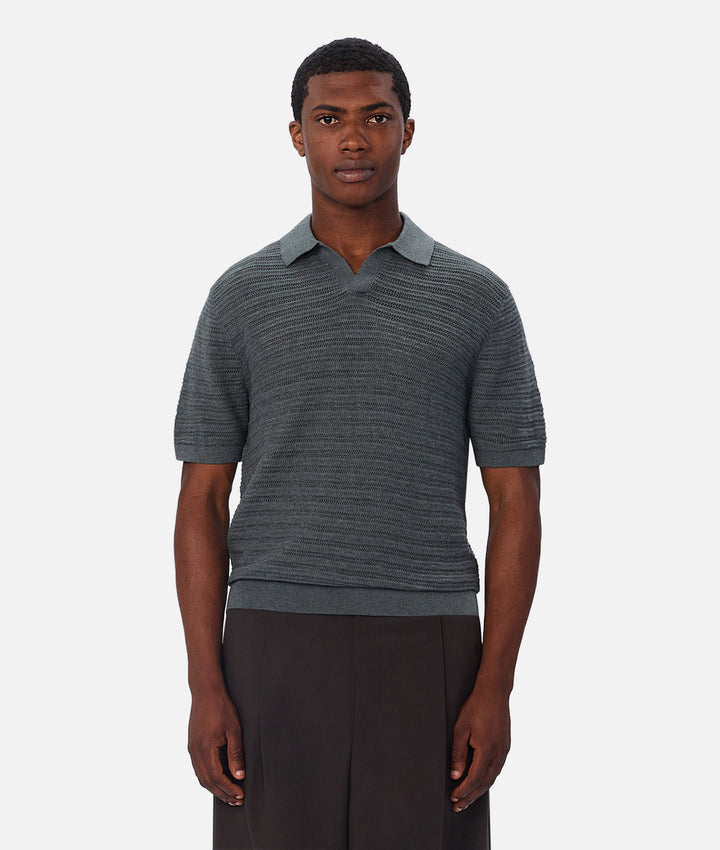 The Bologna Polo - Jade Melange