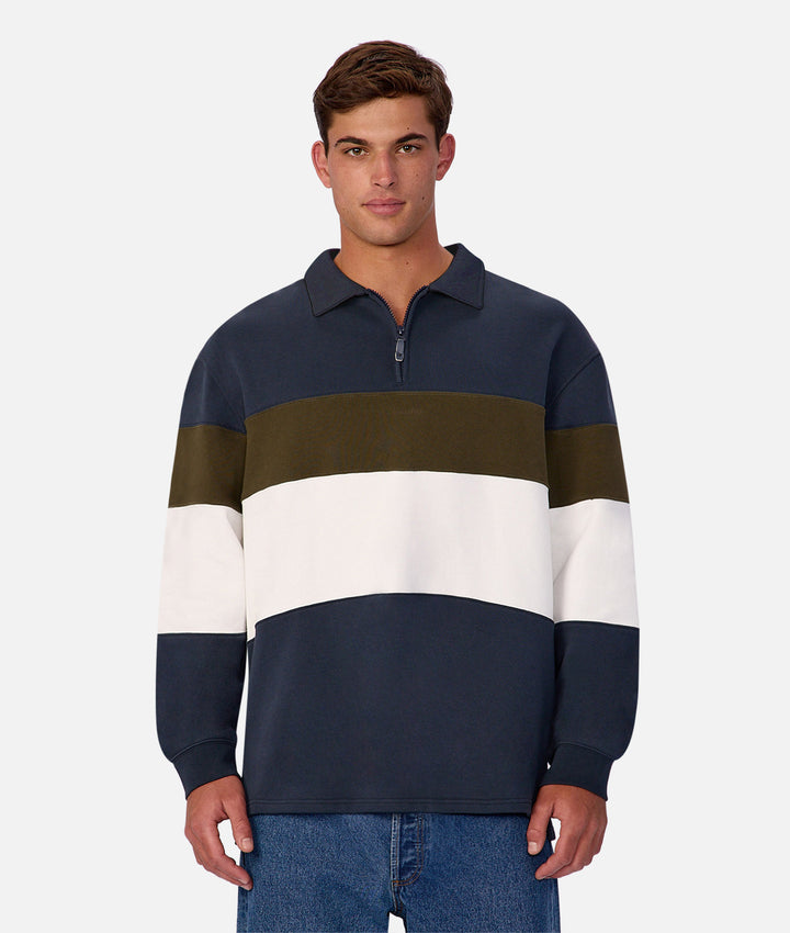 The Stanstead Tracktop - Army Blue Combo