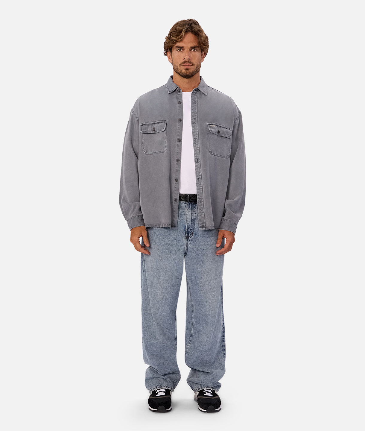 The Stockholm L/S Shirt - Faded Indigo