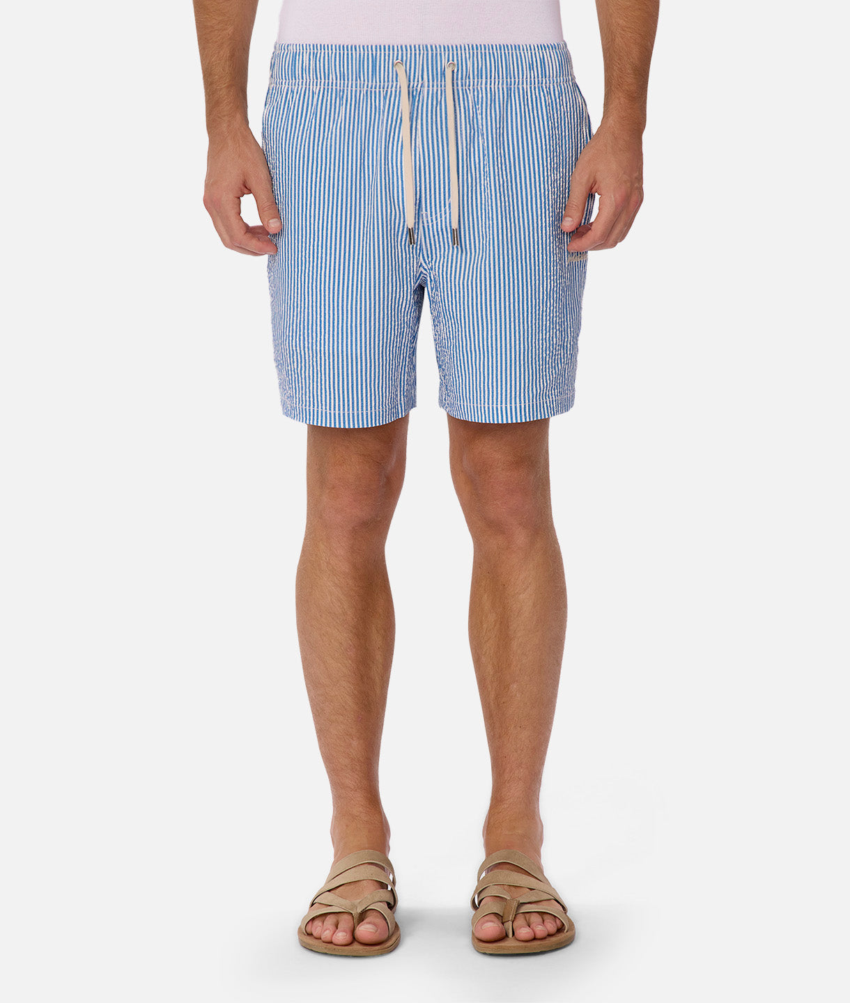 The Coressia Swim Trunk - Royal White