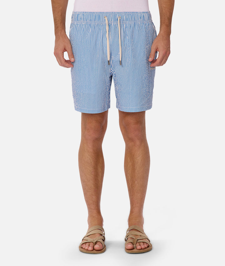 The Coressia Swim Trunk - Royal White