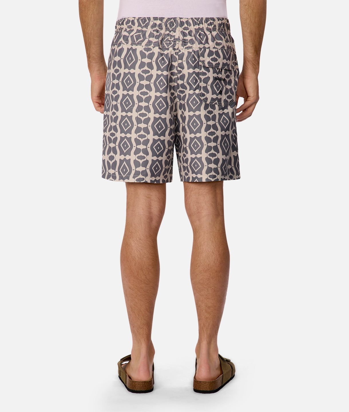 The Saratoga Swim Short - Khaki Charcoal