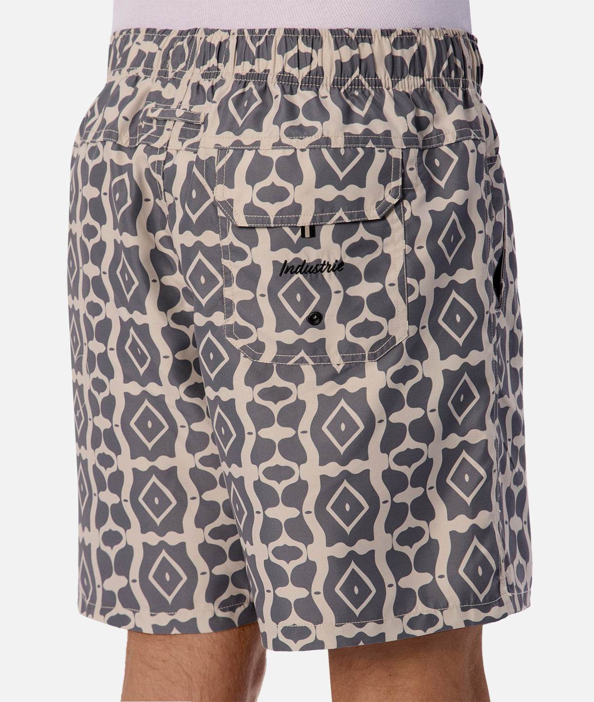 The Saratoga Swim Short - Khaki Charcoal