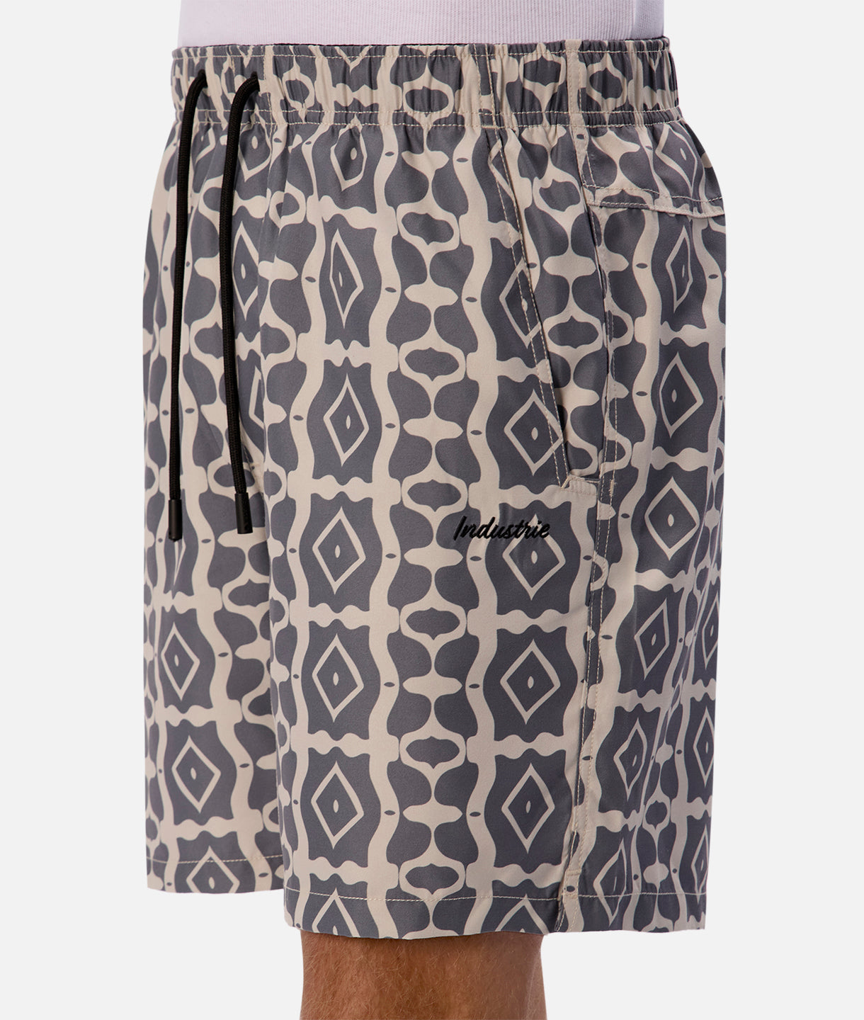 The Saratoga Swim Short - Khaki Charcoal