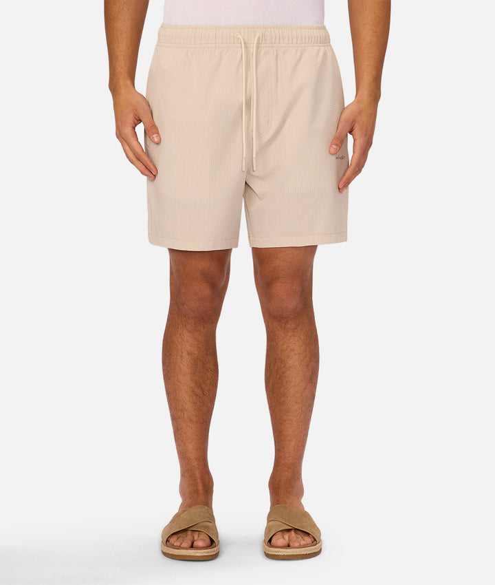 The New Seersucker Swim Short - Canvas