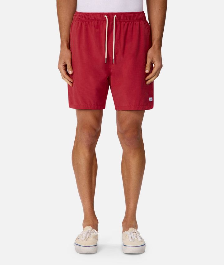 The Barbados Swim Short - Cherry