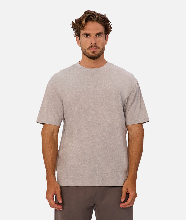 The Freeman Athletic Tee - Cement Marle - Cement Marle