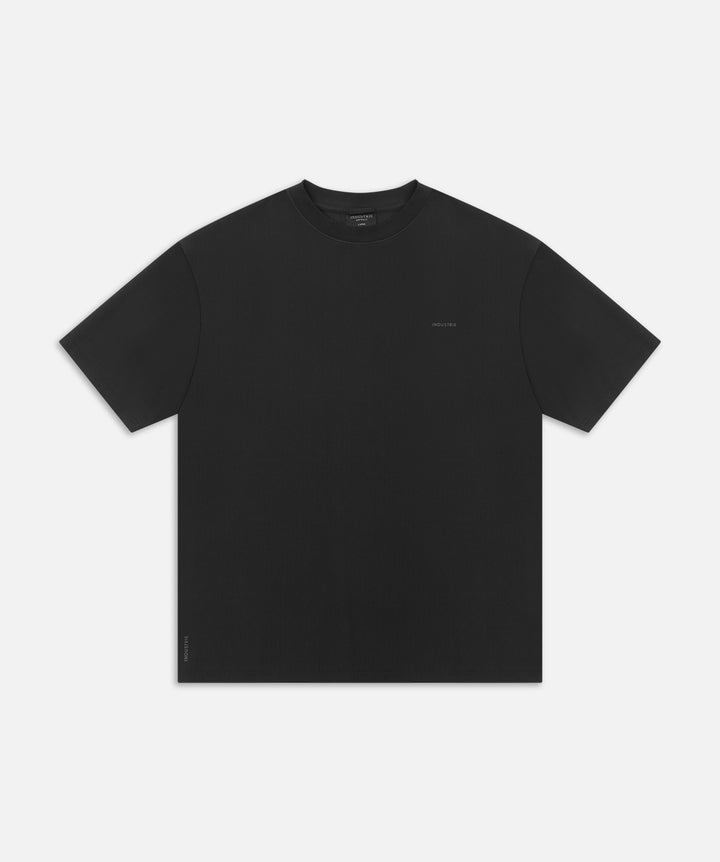 The Casper Ribbed Tee - Black