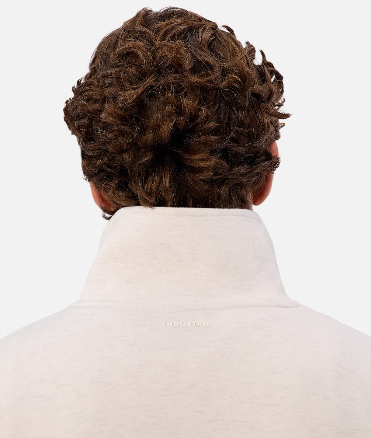 The Tech Staunton Track Top - Ivory Marle