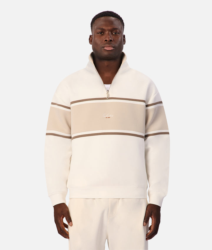The Tech Southend Track Top - Off White / Dune Combo