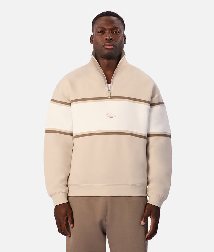 The Tech Southend Track Top - Dune / Off White Combo