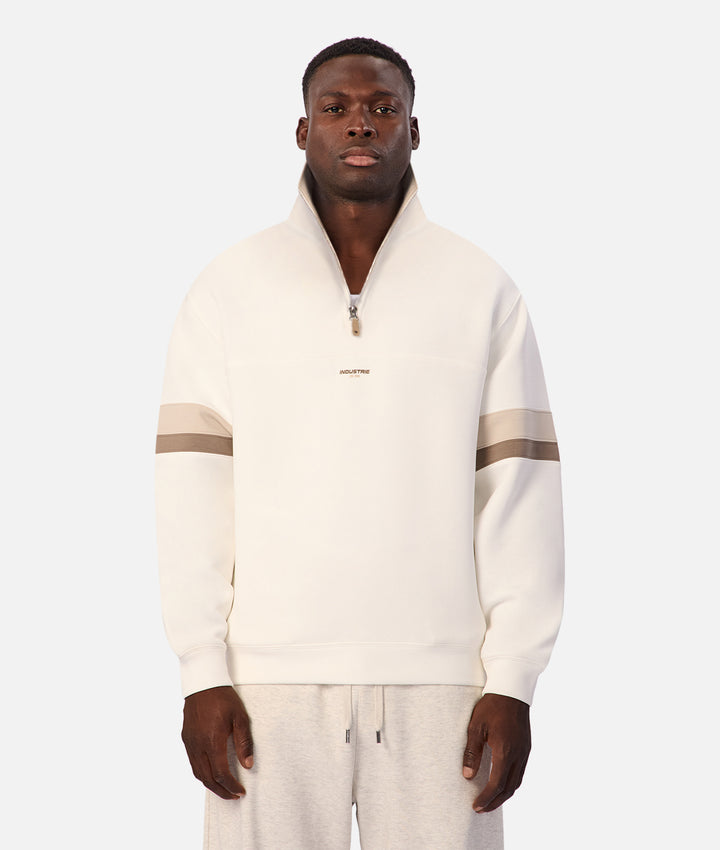 The Sampras Tech Track Top - Off White Dune Combo