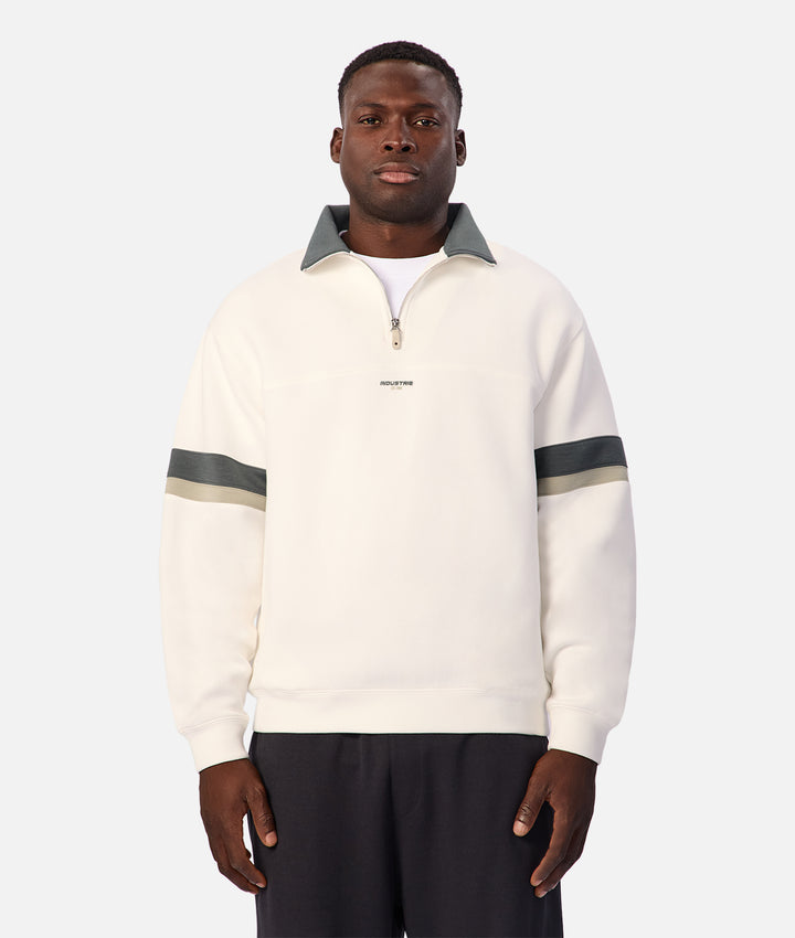 The Sampras Tech Track Top - Off White Laurel Combo