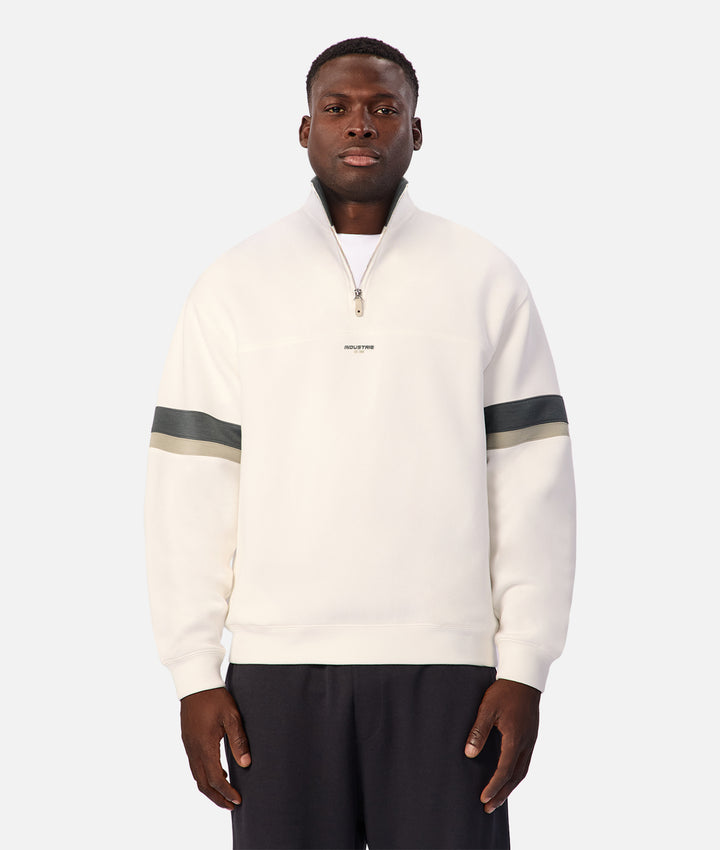 The Sampras Tech Track Top - Off White Laurel Combo