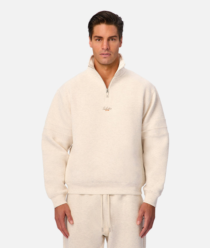 The Queens Tech Track Top - Oat Marle